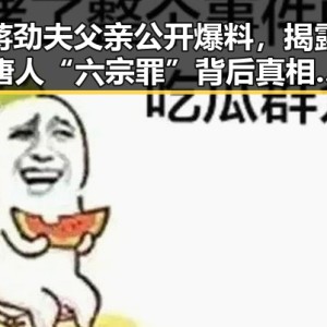 蒋劲夫父亲公开爆料，揭露唐人“六宗罪”背后真相引发热议🔥